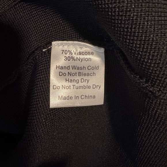 Roolee Black Open Front Long Blazer Cardigan Black Womens Size Small - Picture 7 of 9